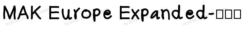 MAK Europe Expanded字体转换